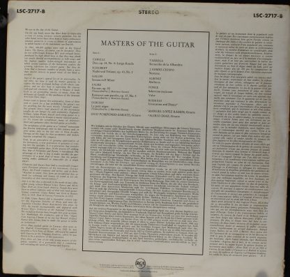 RCA Victor Red Seal LSP 2717-B - Masters Of The Guitar Volume 2 - Image 2