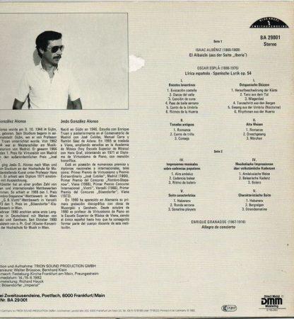 BA 29001 - ESPLA 1886-1976 Lirica Espanola ALONSO piano  + ALBE - Image 4