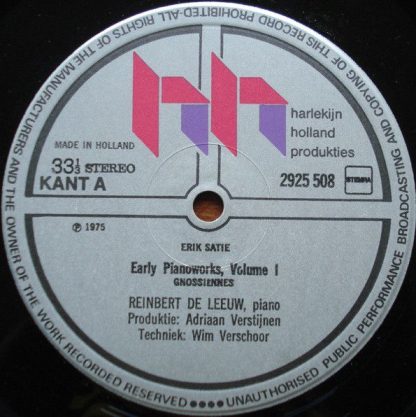 Harlekijn Holland 2925 508 - Early Piano Works, Volume One - Image 4