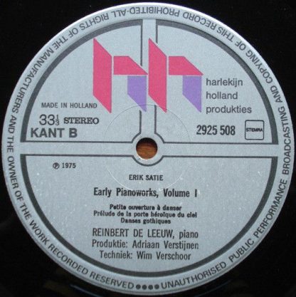Harlekijn Holland 2925 508 - Early Piano Works, Volume One - Image 5