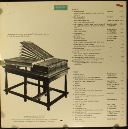 Alpha Brussels DB 193 - Bonum Vinum - Musique Allemande Des 15ᵉ - Image 2