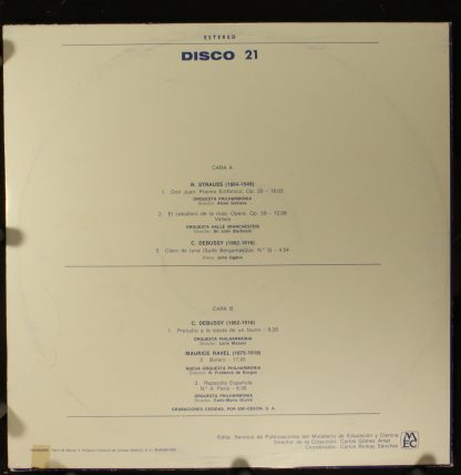 MEC Disco 21 - Iniciación A La Música / Antología Sonora 21 - Image 2
