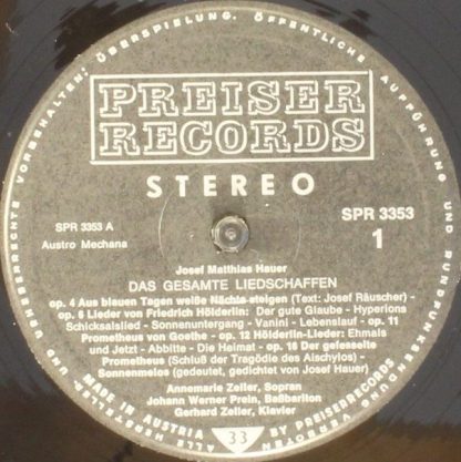 Preiser Records SPR 3353/4 - Das Gesamte Liedschaffen - Image 10