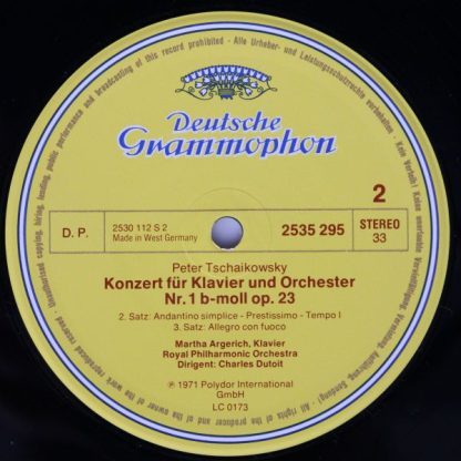 Deutsche Grammophon 2535 295 - Klavierkonzert Nr.1, b-Moll - Image 4