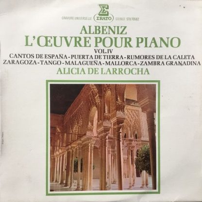 Erato STU 70562 - L' Œuvre Pour Piano - Vol.IV