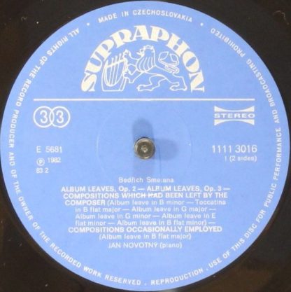 Supraphon 1111 3016 G - Piano Works - Image 4