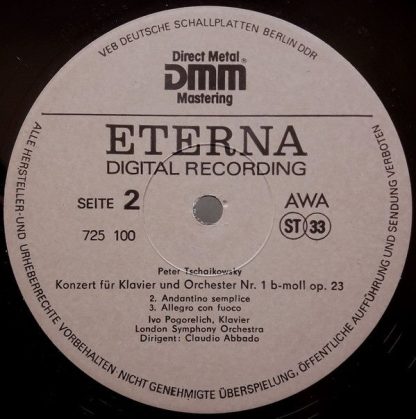 Eterna 725 100 - Klavierkonzert Nr. 1 - Image 4