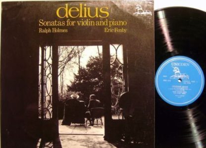 Unicorn Records (3) RHS 310 - Sonatas For Violin And Piano