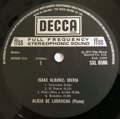 DECCA SXL 6586-7 - Iberia - Image 2