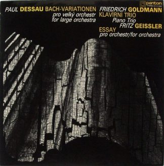 Panton 8110 0344 - Bach-Variationen For Large Orchestra / Piano
