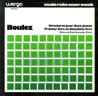 WERGO WER 60 011 - Structures Pour Deux Pianos, Premier Livre Et