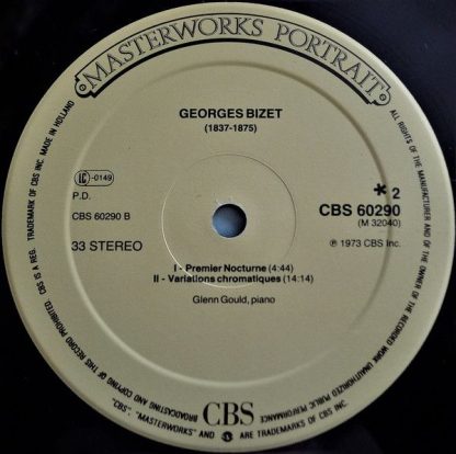 CBS Masterworks CBS 60290 - Sonata In E Minor / Premier Nocturne - Image 4