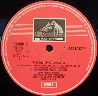 His Master's Voice SLS 5033 - John Ogdon Plays Favourite Piano C - Image 3