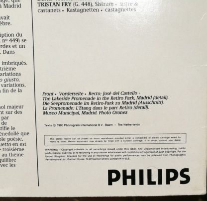 Philips 32 760 1 - Guitar Quintets / Gitarrenquintette Nos. 4, 5 - Image 3