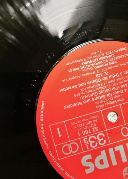 Philips 32 760 1 - Guitar Quintets / Gitarrenquintette Nos. 4, 5 - Image 5