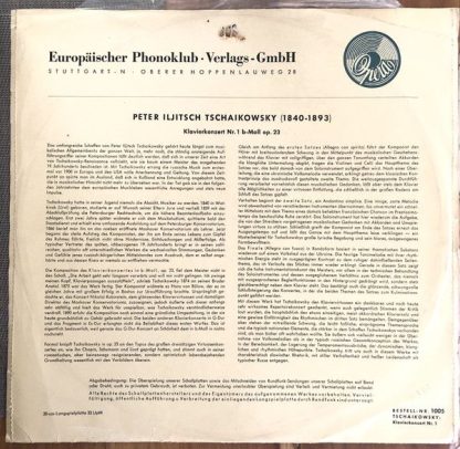 Opera 1005 - Klavierkonzert Nr.1 B-Moll Op.23 - Image 2