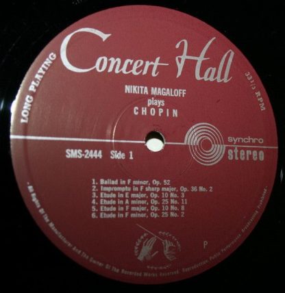 Concert Hall SMS-2444 - Nikita Magaloff Spielt Chopin - Image 3