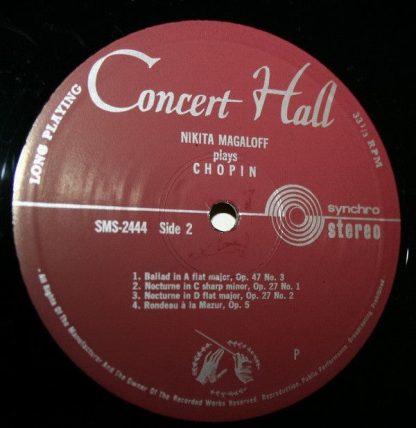 Concert Hall SMS-2444 - Nikita Magaloff Spielt Chopin - Image 4