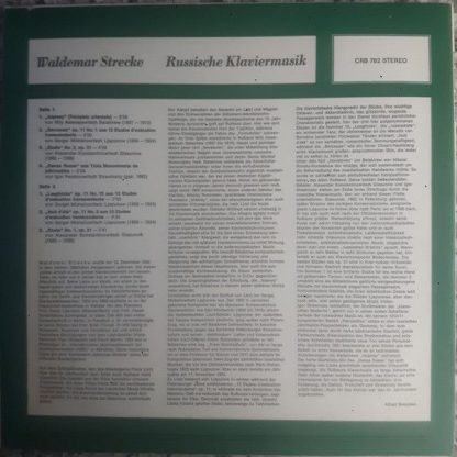 MPS CRB 782 - Russische Klaviermusik - Image 2
