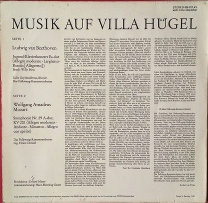 Philips 838 707 AY - Musik Auf Villa Hügel - Image 2
