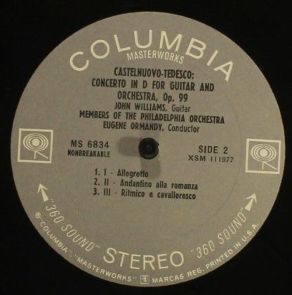 Columbia Masterworks MS 6834 - Two Favorite Guitar Concertos: Co - Image 4