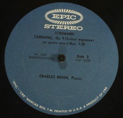 Epic BC 1269 - Schumann: Davidsbündlertänze / Carnaval - Image 4