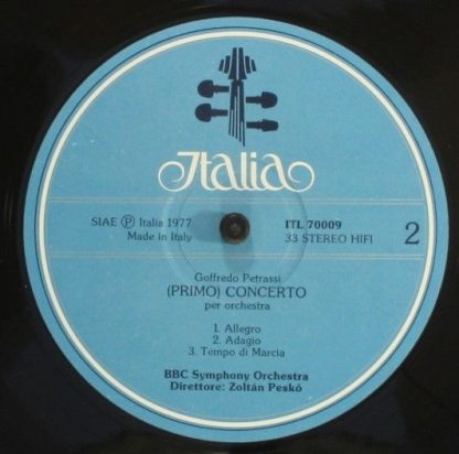 Italia ITL 70009 - Ottavo E Primo Concerto Per Orchestra - Image 4
