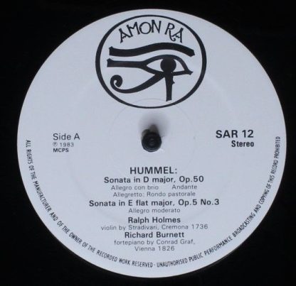Amon Ra SAR 12 - Violin And Piano Works - Image 3