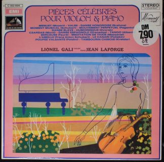 EMI 2C 053-11641 - Pièces Célèbres Pour Violon & Piano