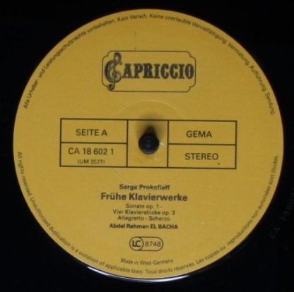 Capriccio CA 18 6021 - Frühe Klavierwerke op. 1-4 - Image 3