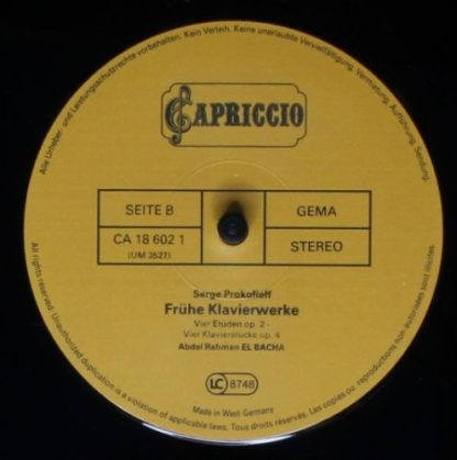 Capriccio CA 18 6021 - Frühe Klavierwerke op. 1-4 - Image 4