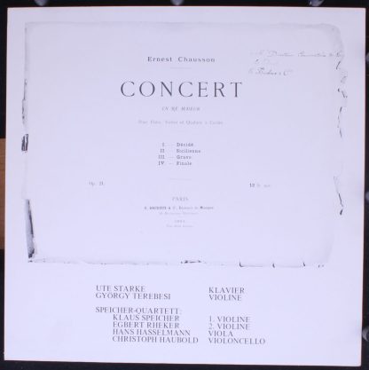 Not On Label SM 99019 DC - Concert En Ré Majeur Pour Piano, Viol - Image 2