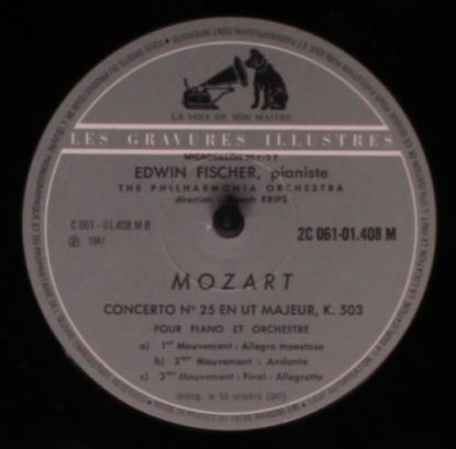 La Voix De Son Maître 2C 061-01408 - Mozart: Concertos Pour Pian - Image 4