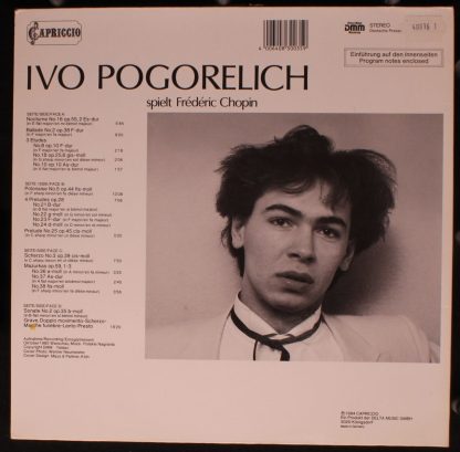 Capriccio CA 30 035/1-2 - Ivo Pogorelich Spielt Frédéric Chopin - Image 3