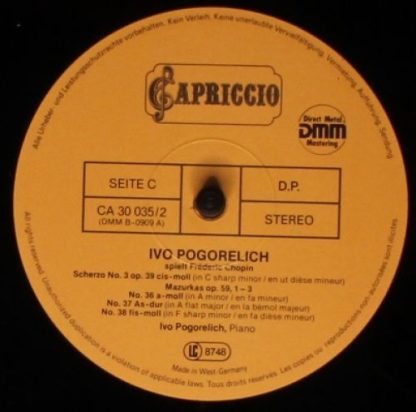Capriccio CA 30 035/1-2 - Ivo Pogorelich Spielt Frédéric Chopin - Image 6