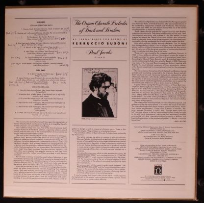 Nonesuch Records H-71375 - The Organ Chorale Preludes Of Bach An - Image 2