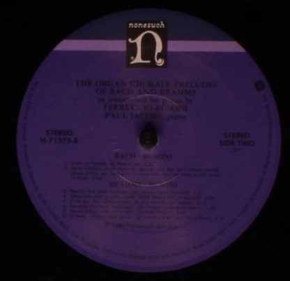 Nonesuch Records H-71375 - The Organ Chorale Preludes Of Bach An - Image 4