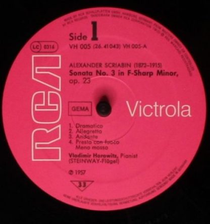 RCA VH 005 - Scriabin - Image 3