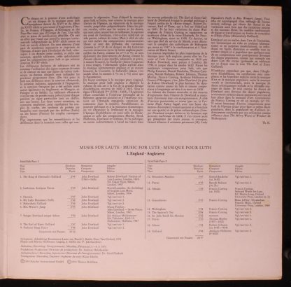 Archiv Produktion 2533 157 - Musik Für Laute: I. England - Image 3