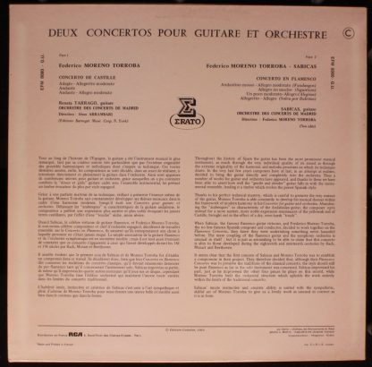 Erato FFM 8080 - Deux Concertos Pour Guitare - Image 2