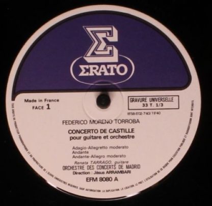 Erato FFM 8080 - Deux Concertos Pour Guitare - Image 3