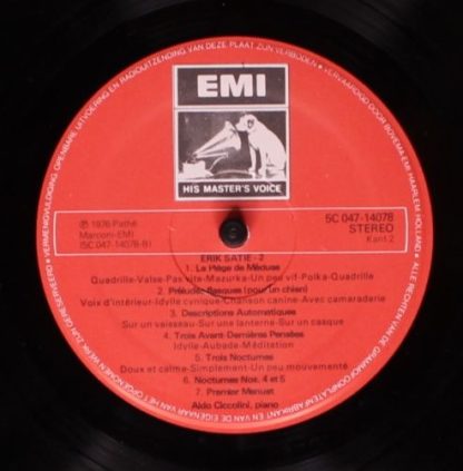 His Master's Voice 5C 047-14078 - Pianowerken Van Erik Satie Ges - Image 4
