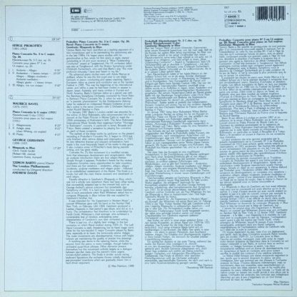His Master's Voice 067 EL 749495 1 - Piano Concerto No. 3 / Conc - Image 2