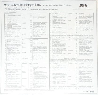Archiv Produktion 198 421 - Weihnachten im Heiligen Land: Altchr - Image 2