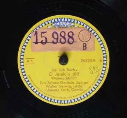 Deutsche Grammophon 26520 - Ich Steh' An Deiner Krippen Hier/ O - Image 2