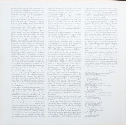 Harmonia Mundi HM 30 708 M - Alfred Deller Recital - Image 3