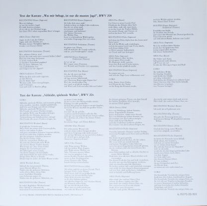 Telefunken 6.35370 - Jagdkantate = Hunting Cantata; BWV 208 / Sc - Image 4