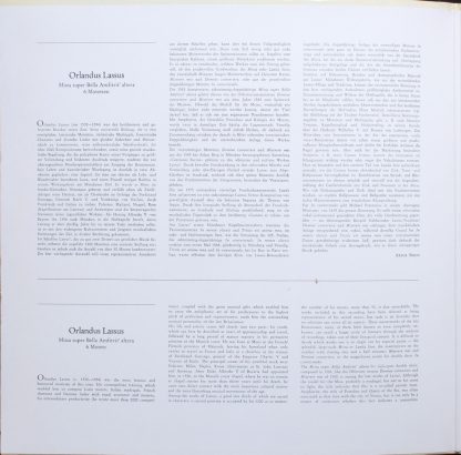 Archiv Produktion 198 476 - Missa Super Bella Amfitrit' Altera - - Image 3