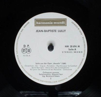 Harmonia Mundi HMS 30 694 - Suite Aus Der Oper "Amadis" / Suite - Image 3