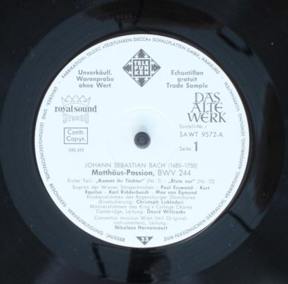 Telefunken SAWT 9572/75-A - Matthäus-Passion - Image 6
